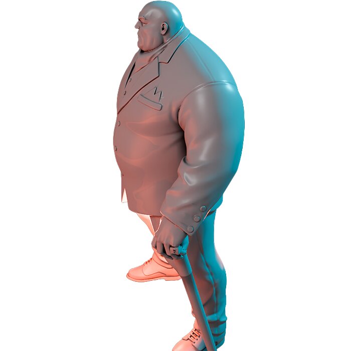 The Godfather IX - RPG Tabletop Figure 3D STL Model — view 5
