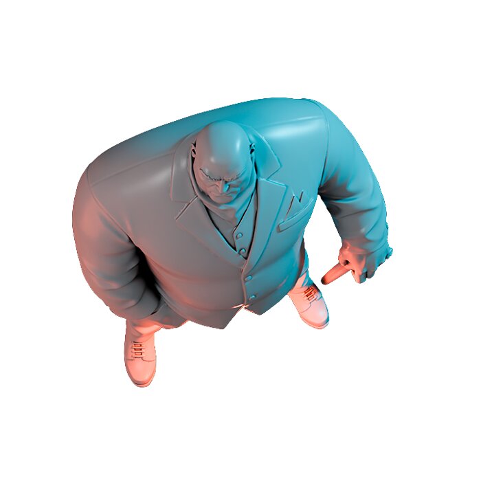The Godfather IX - RPG Tabletop Figure 3D STL Model — view 6