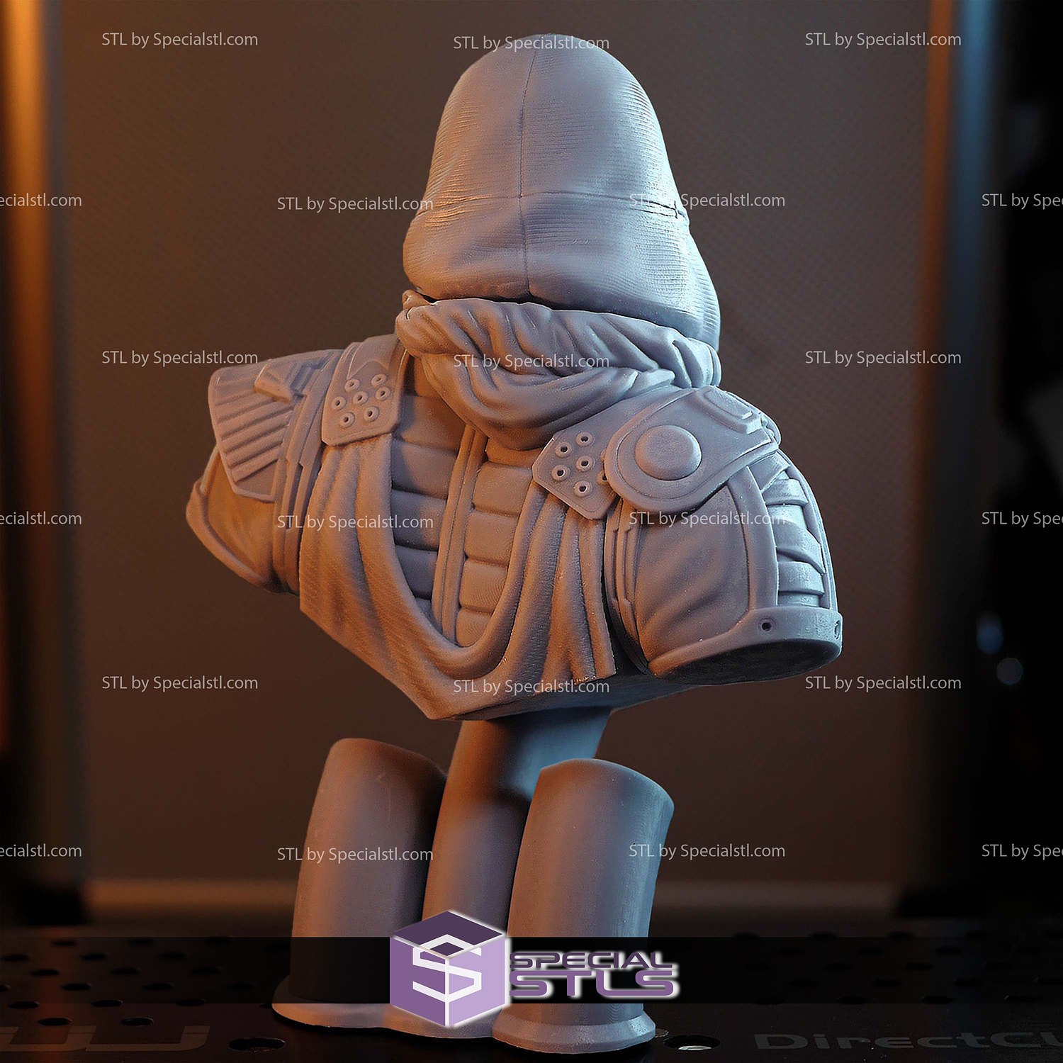 Cayde-6 Destiny Bust 3D Printer Files STL Model — view 5