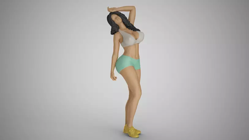 Avoiding Sunlight 3D FBX Model