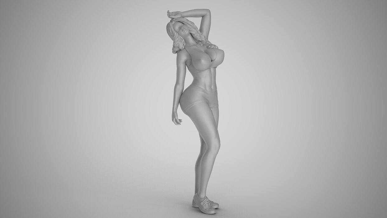 Avoiding Sunlight 3D FBX Model — view 3
