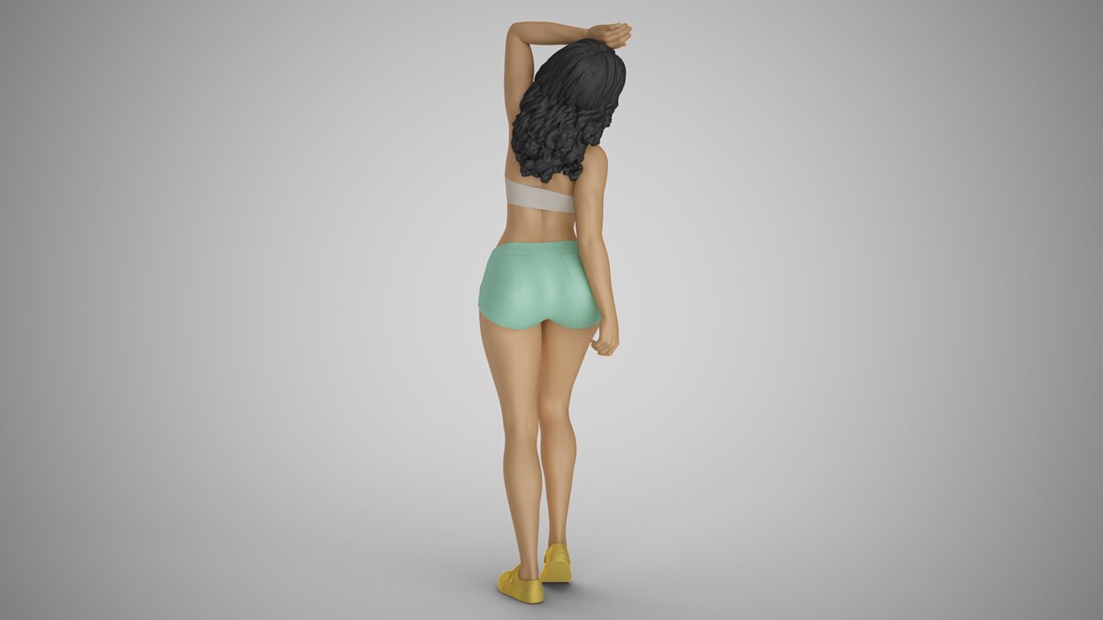 Avoiding Sunlight 3D FBX Model — view 7