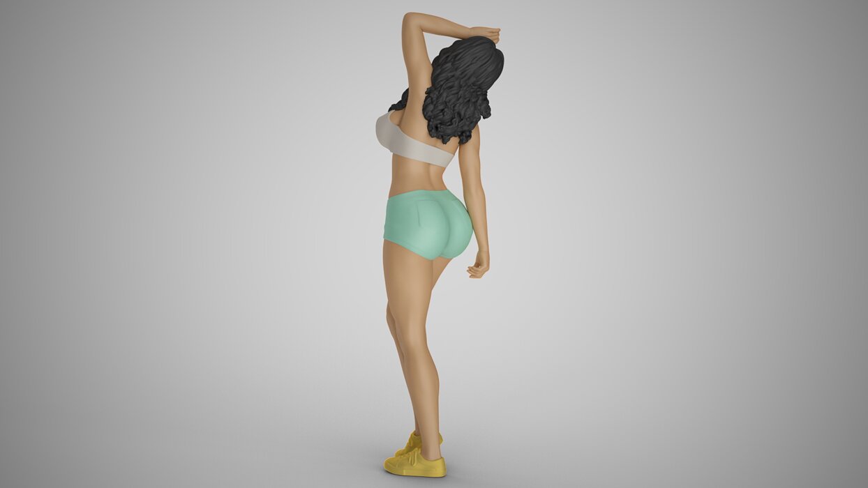 Avoiding Sunlight 3D FBX Model — view 8