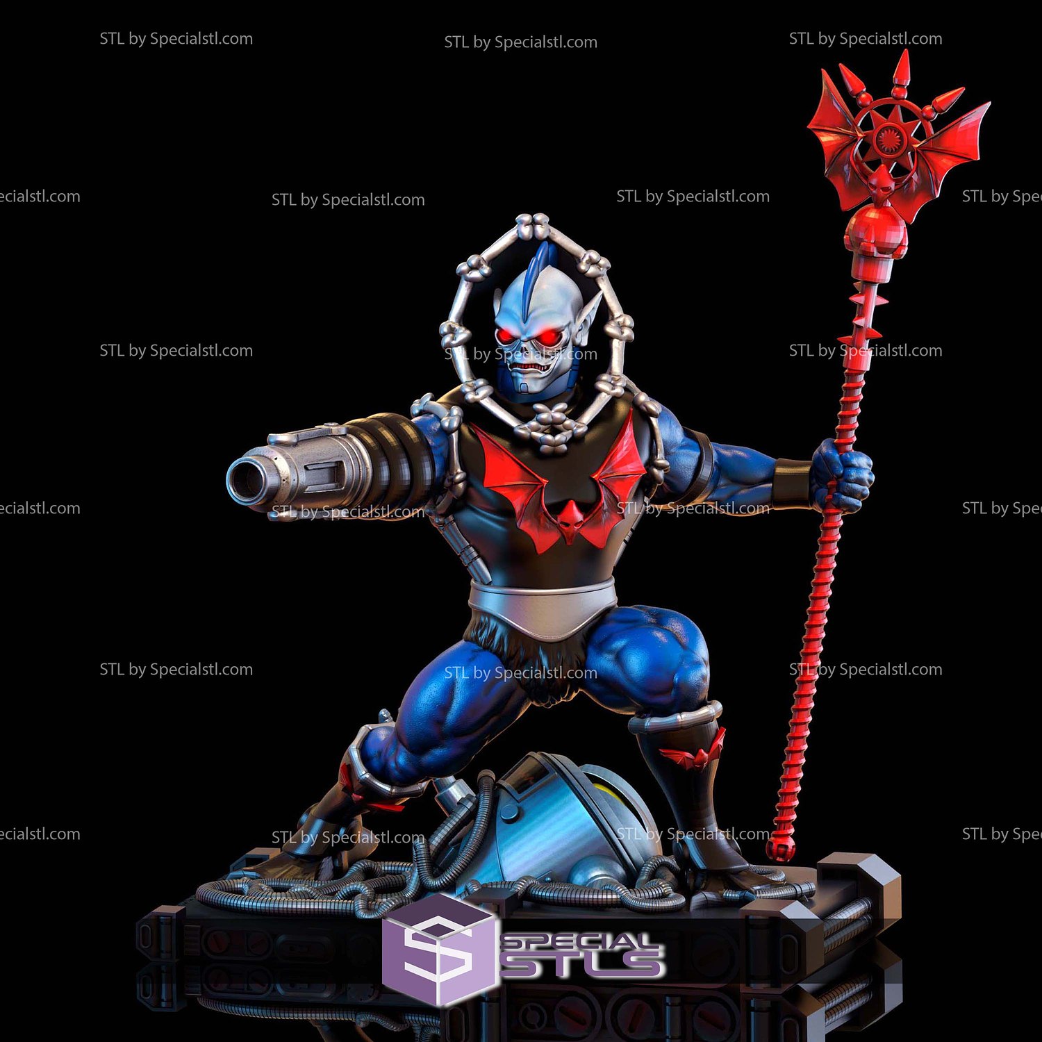 Hordak Masters of the Universe 3D Printer Files STL Model — view 2