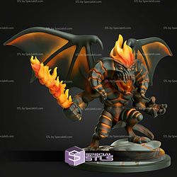 Chibi STL Collection Balrog 3D Model
