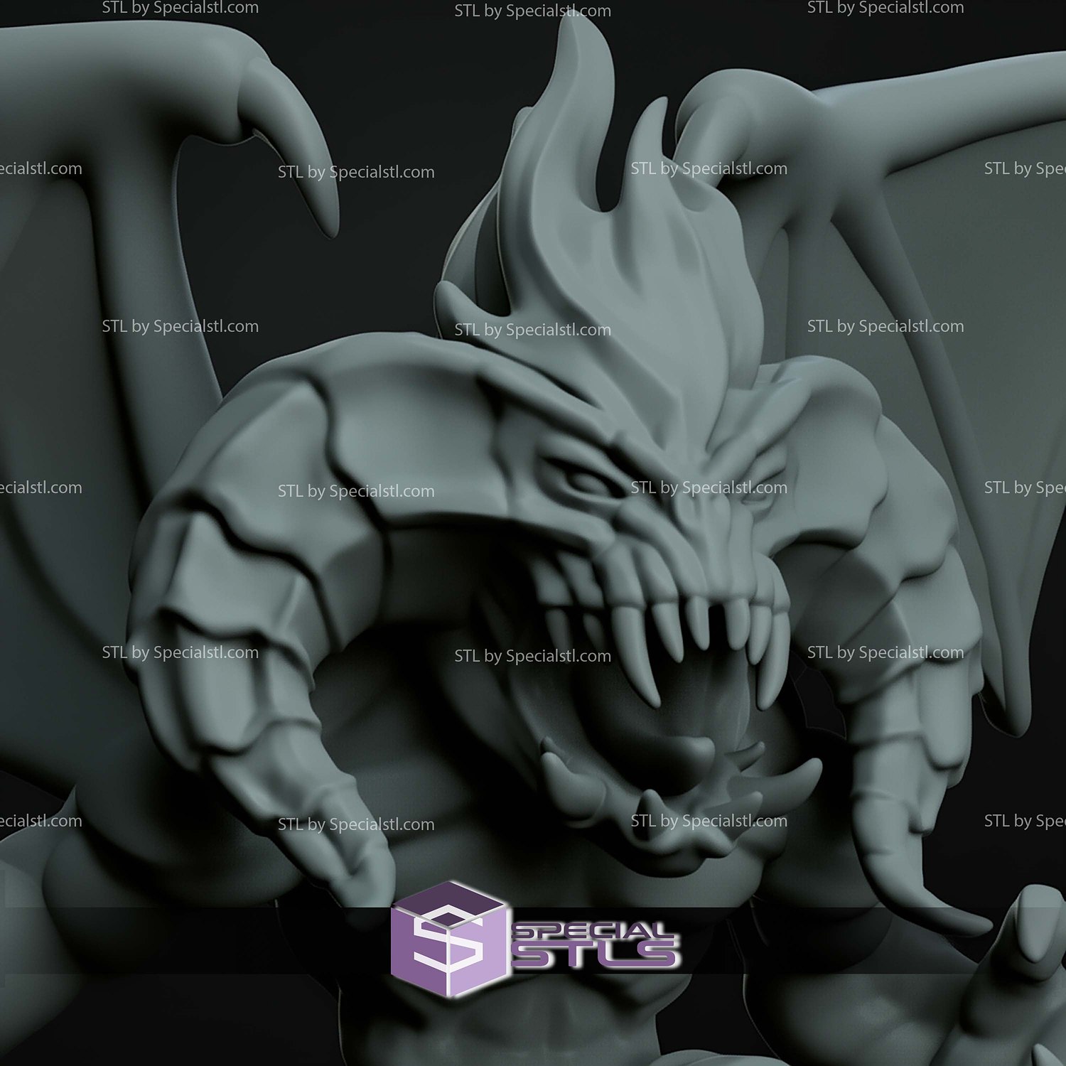 Chibi STL Collection Balrog 3D Model — view 5
