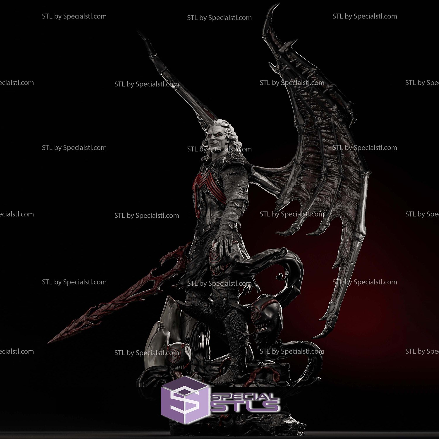 Knull Diorama V3 Sculptures 3D Printing STL Model — view 5