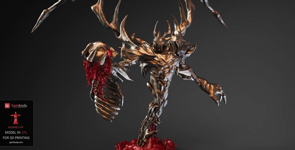 Shadow Fiend 3D Printer Files | Static STL Model