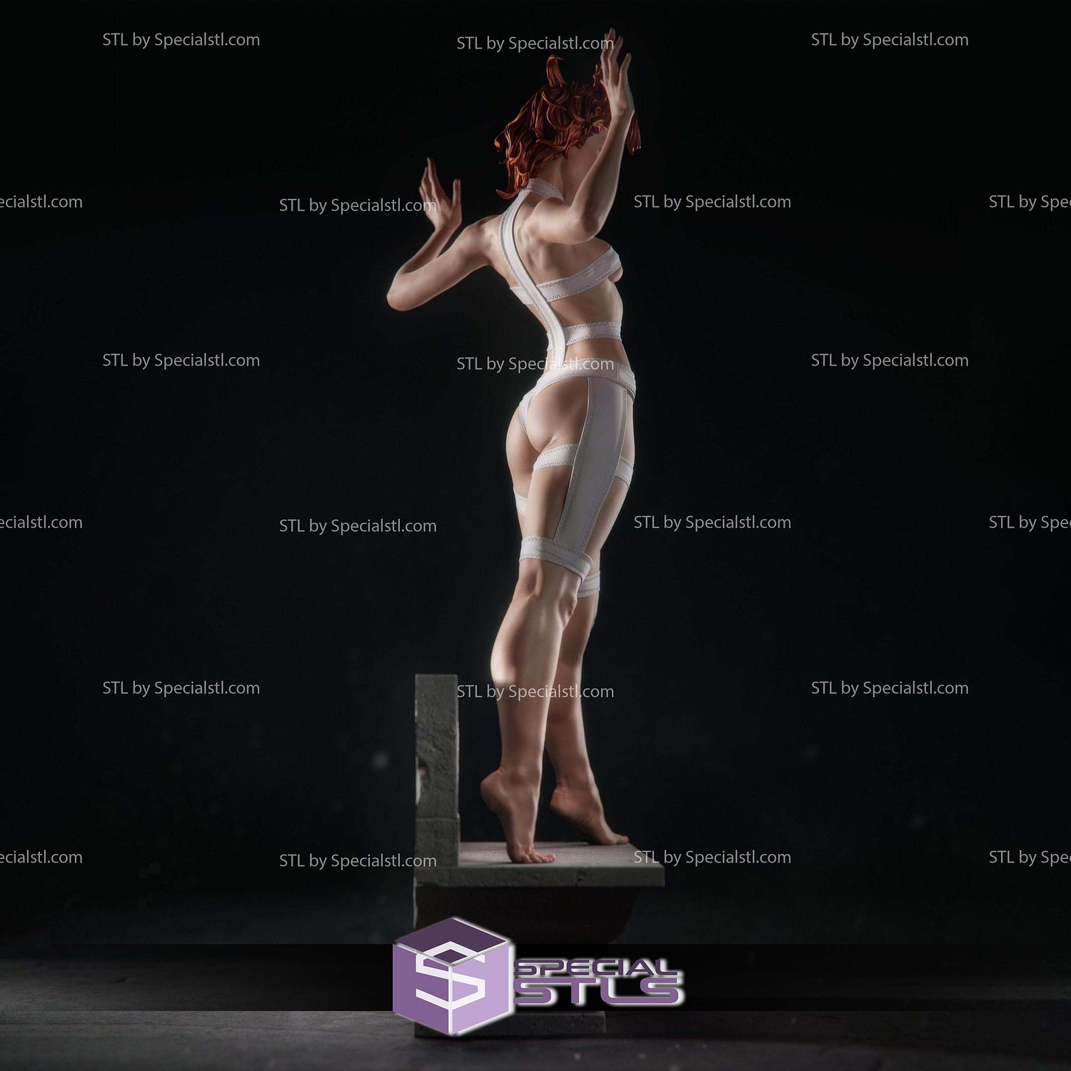 Leeloo Fanart Version STL Files 3D Model — view 2