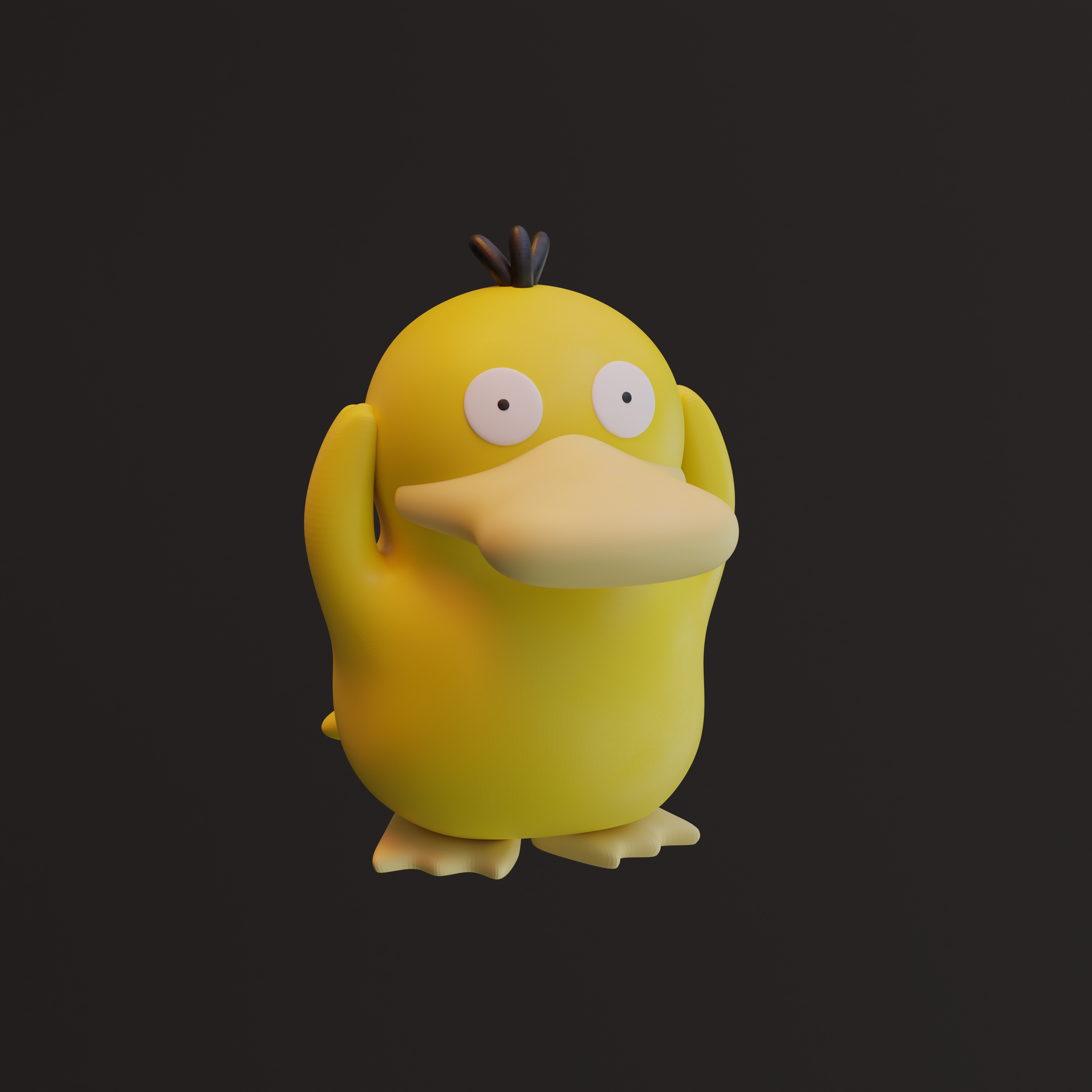 Psyduck 3D STL Model