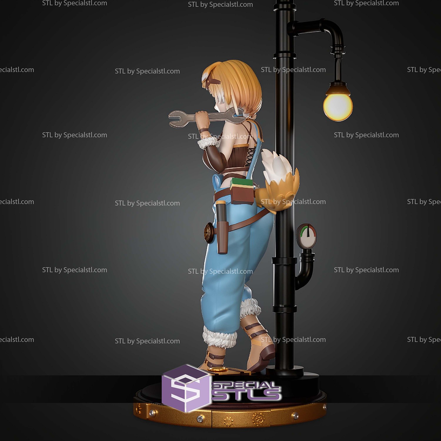 Bonnie Barkswell Virtual Youtuber STL Files 3D Model — view 5
