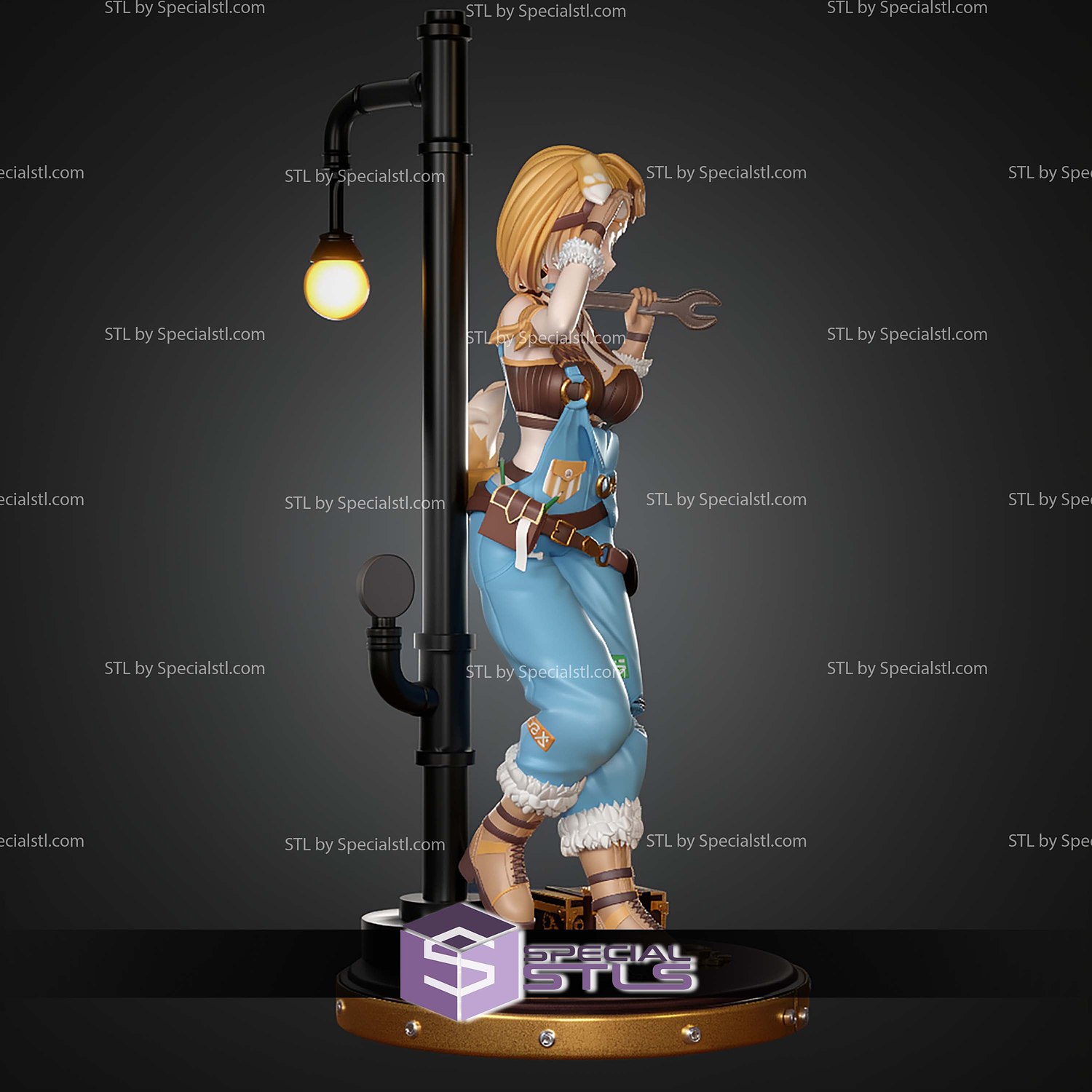 Bonnie Barkswell Virtual Youtuber STL Files 3D Model — view 7
