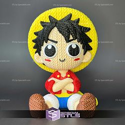 Super Basic STL Knitted Luffy 3D Model