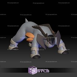 Pokemon STL Collection Terrakion 3D Model