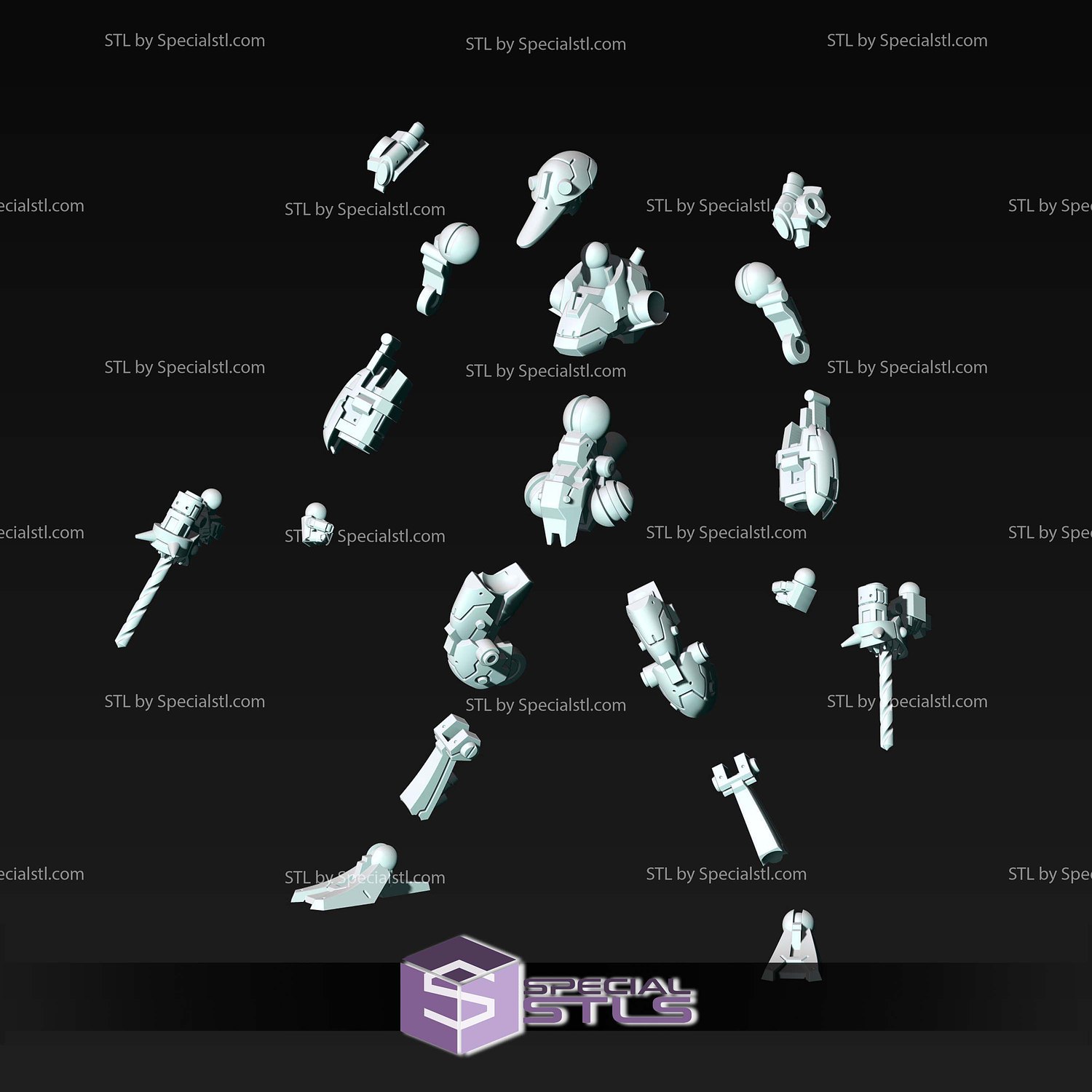 SA-17 Kun Peng Sculptures 3D Printing STL Model — view 4
