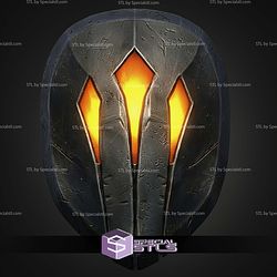 Cosplay STL Files WoW Midnight Mask 3D Model
