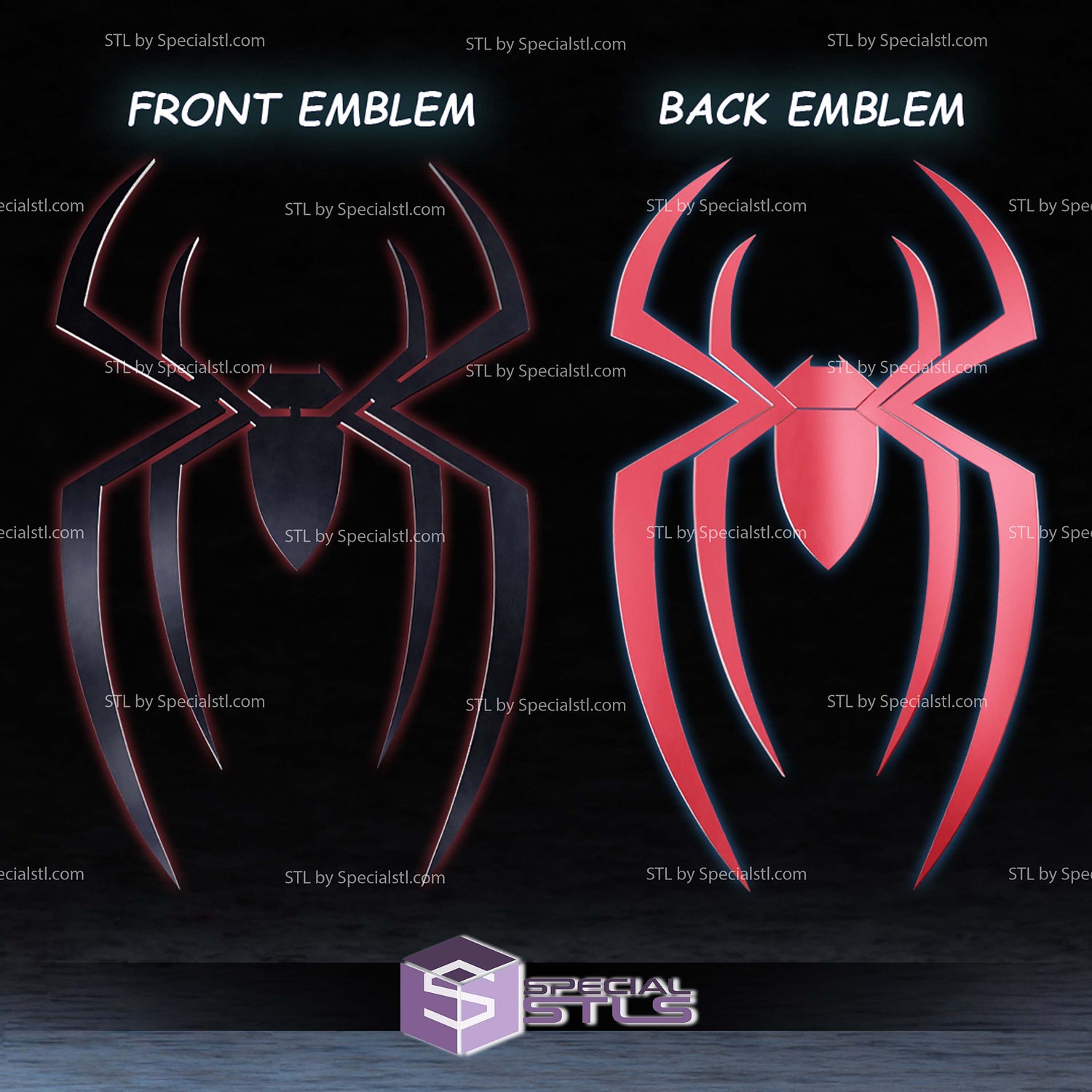 Cosplay STL Files Spider-Man Brand New Day Symbol 3D Model — view 5