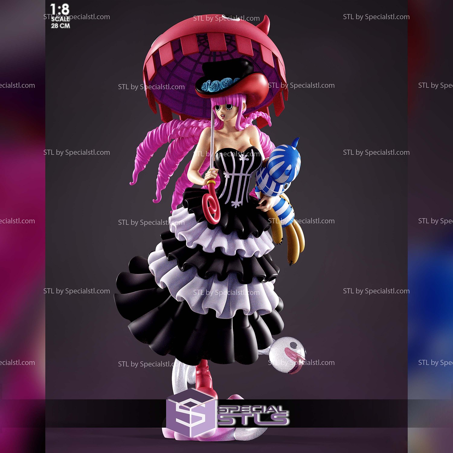 Perona Dress One Piece STL Files 3D Model — view 2