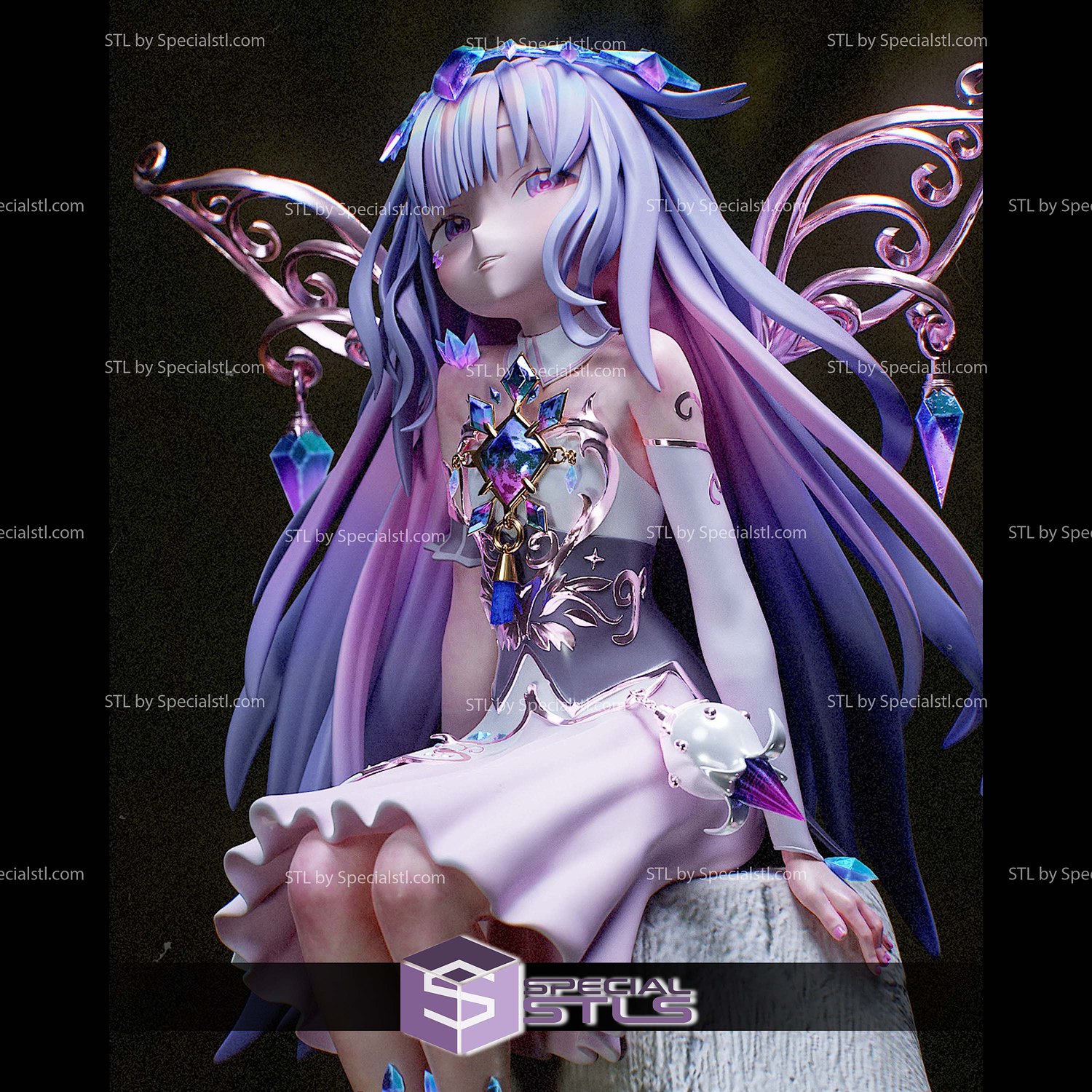 Koseki Bijou Virtual YouTuber STL Files 3D Model — view 2