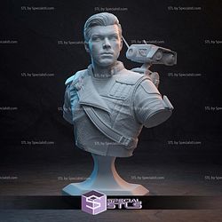 Cal Kestis 2 Sword Bust STL Files 3D Model