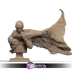 Riddick with Jackal Bust Sculptures 3D Printing STL Model