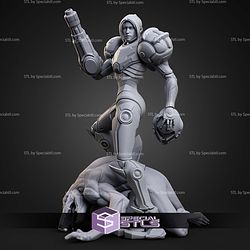 Samus And Enemy Body 194mm STL Files 3D Model