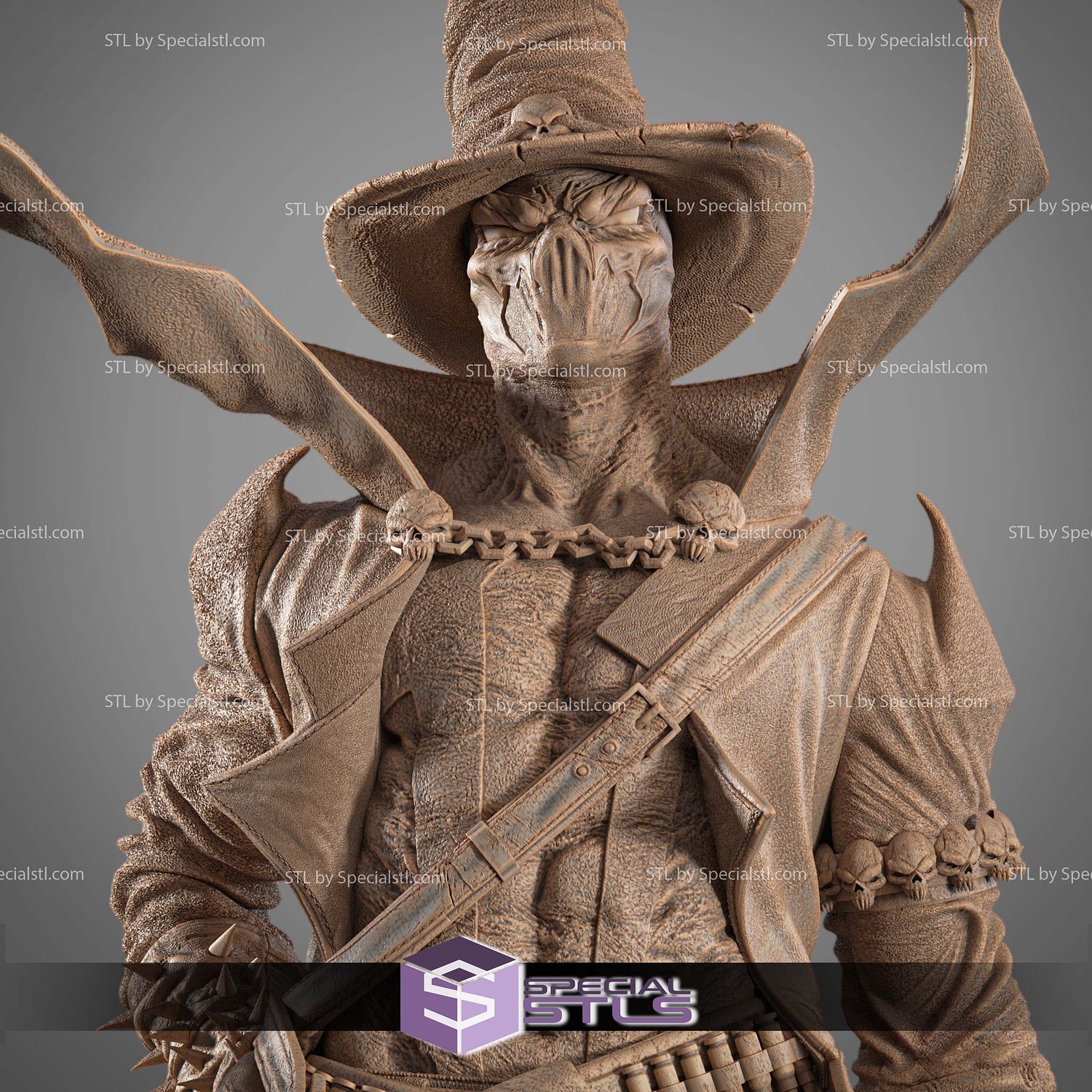 Gunslinger Spawn 2025 Sculptures 3D Printing STL Model — view 3
