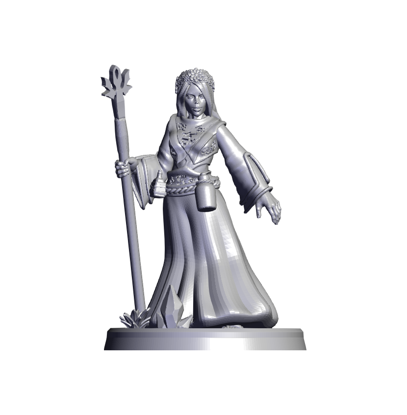 Human female Druid.stl 3D Model