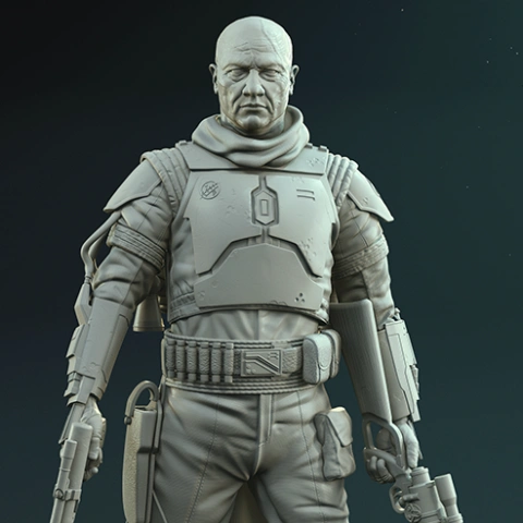 Boba Fett 2022 3D Printer Files | Assembly STL Model