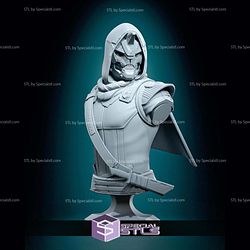 Cayde-6 Destiny 2 Bust 3D Printer Files STL Model