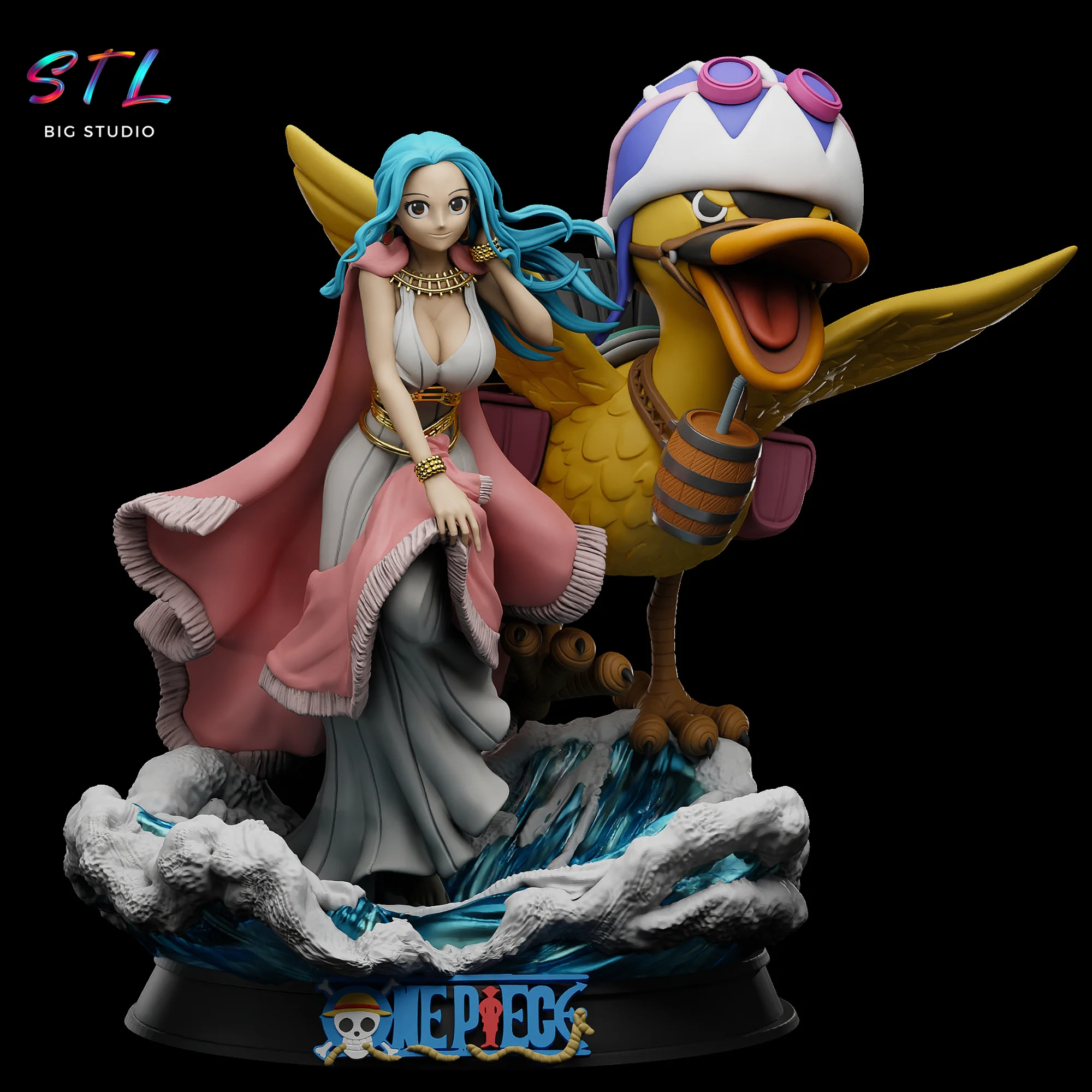 Vivi & Karoo STL Figure | 3D Printable Model | One Piece Model