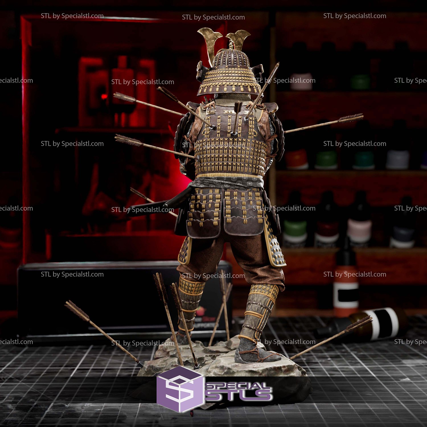 Lord Yoshi Toranaga Shogun 3D Printer Files STL Model — view 3