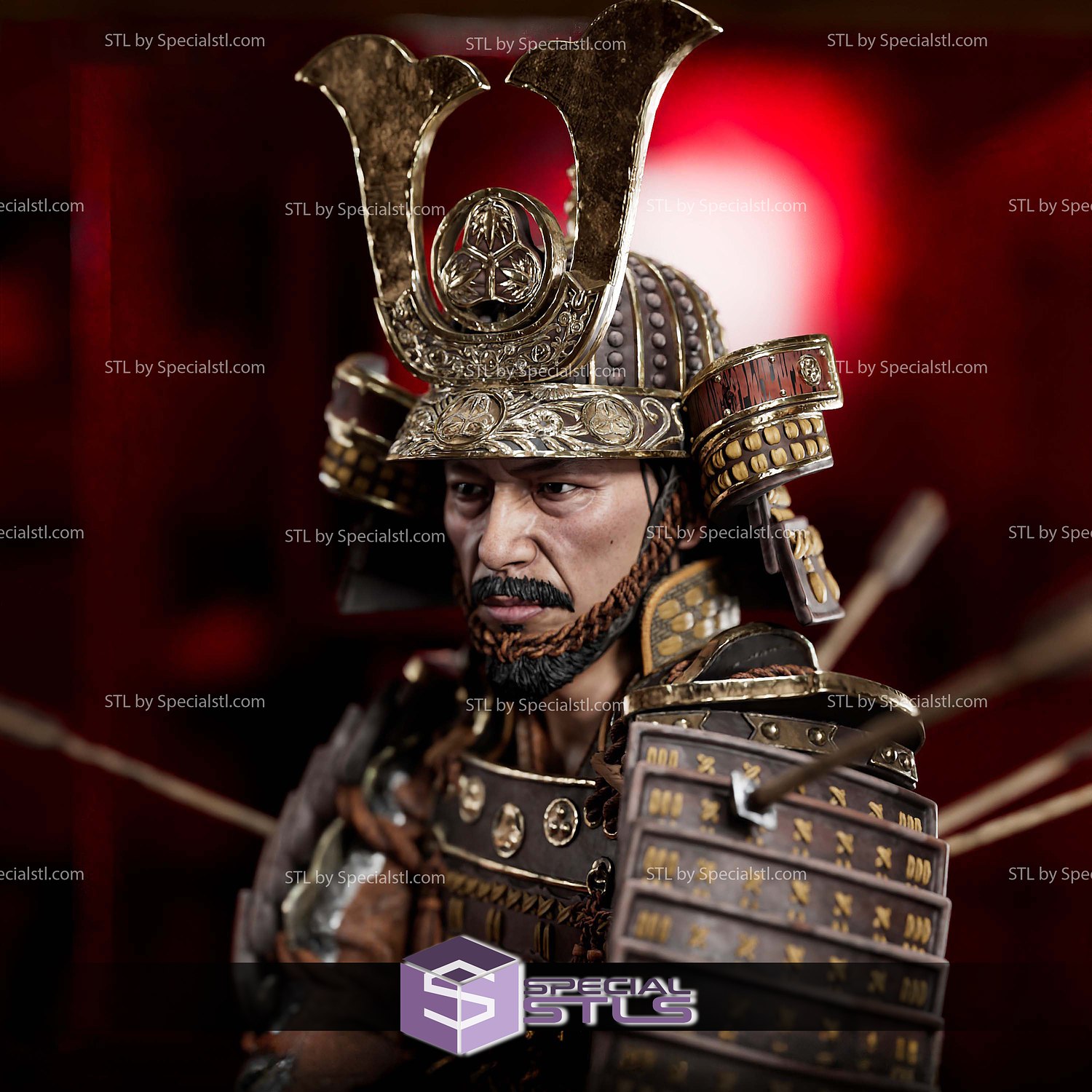 Lord Yoshi Toranaga Shogun 3D Printer Files STL Model — view 5