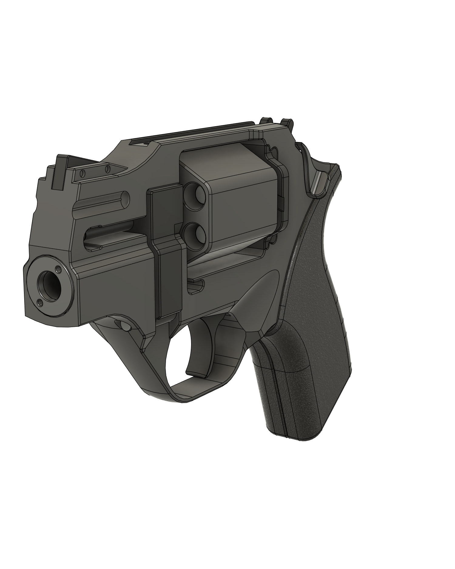 Chiappa Rhino 20DS - High-Detail 3D Printable Replica STL Model