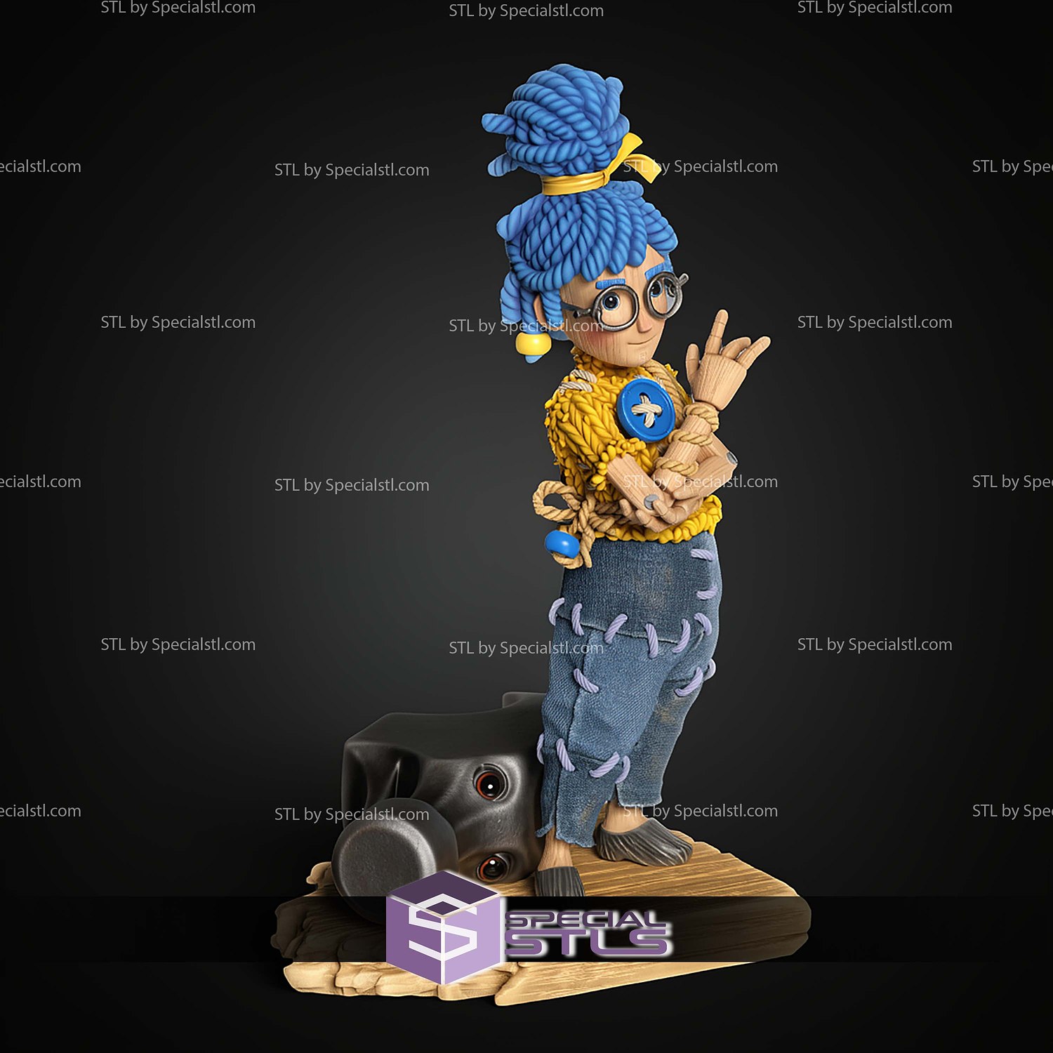 May It Takes Two 180mm STL Files 3D Model — view 2