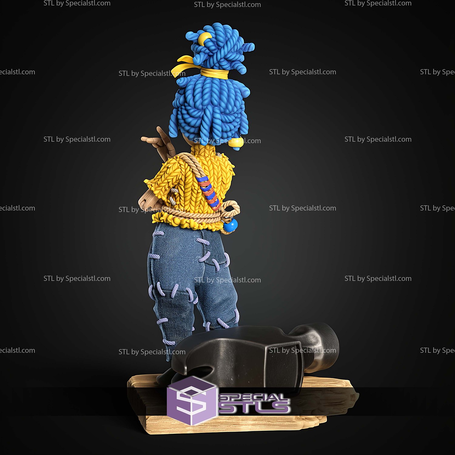 May It Takes Two 180mm STL Files 3D Model — view 3