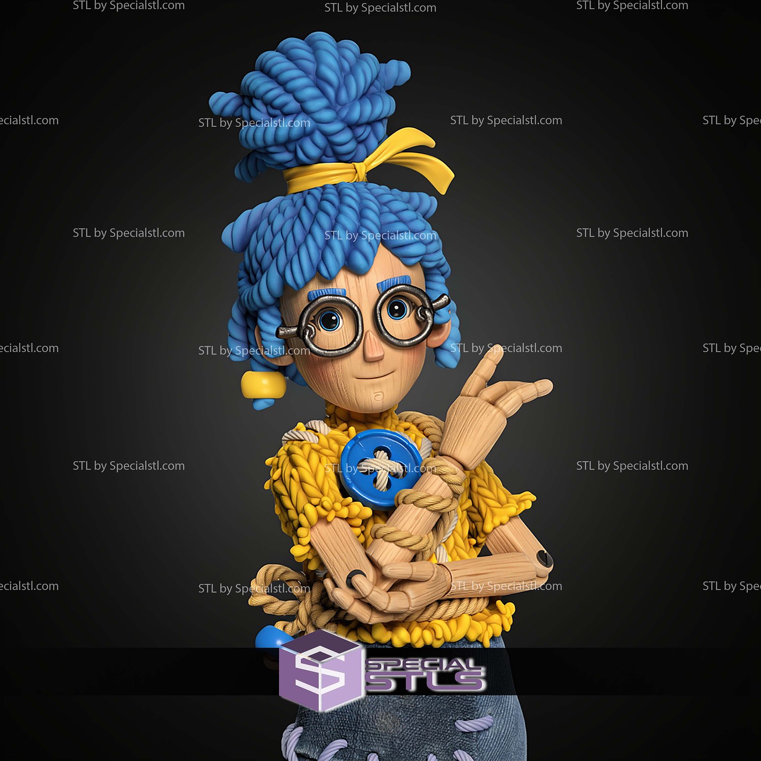 May It Takes Two 180mm STL Files 3D Model — view 4