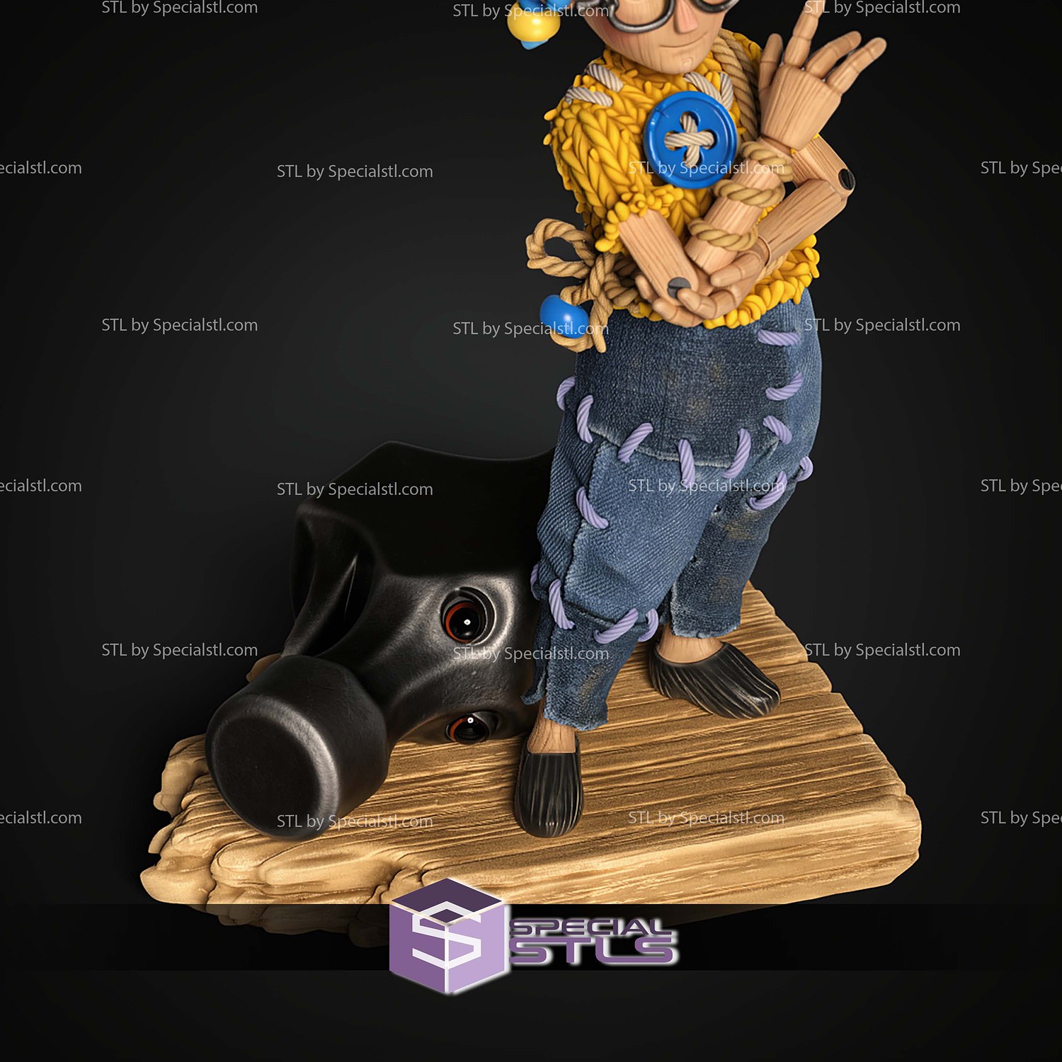 May It Takes Two 180mm STL Files 3D Model — view 5