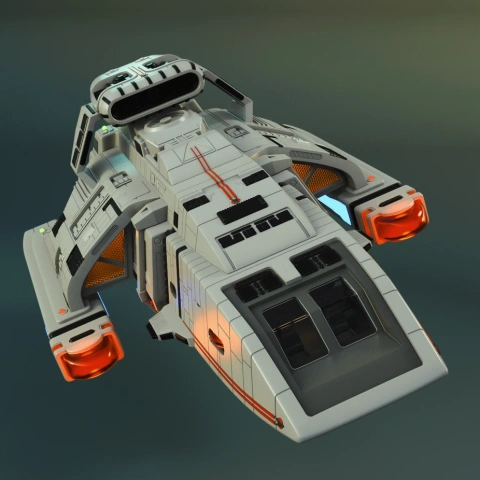 Danube-Class Runabout 3D Printing Model | Assembly STL Model