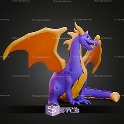 SpyroZard Spyro Charizard Mashup STL Files 3D Model