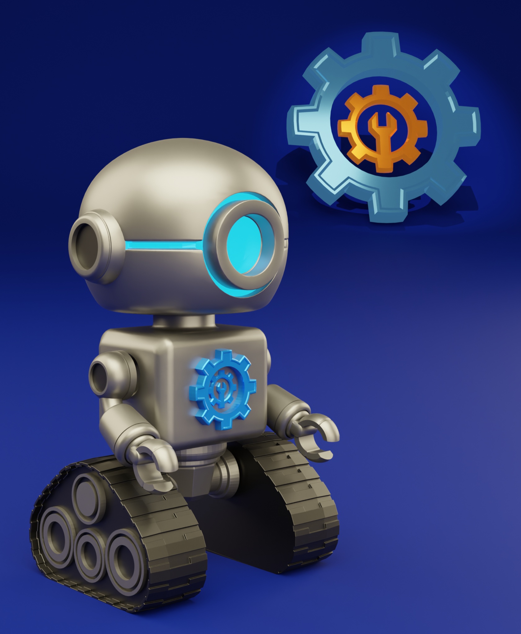 ModBot - BYTE (Free 3D Printable Model) STL Model — view 2