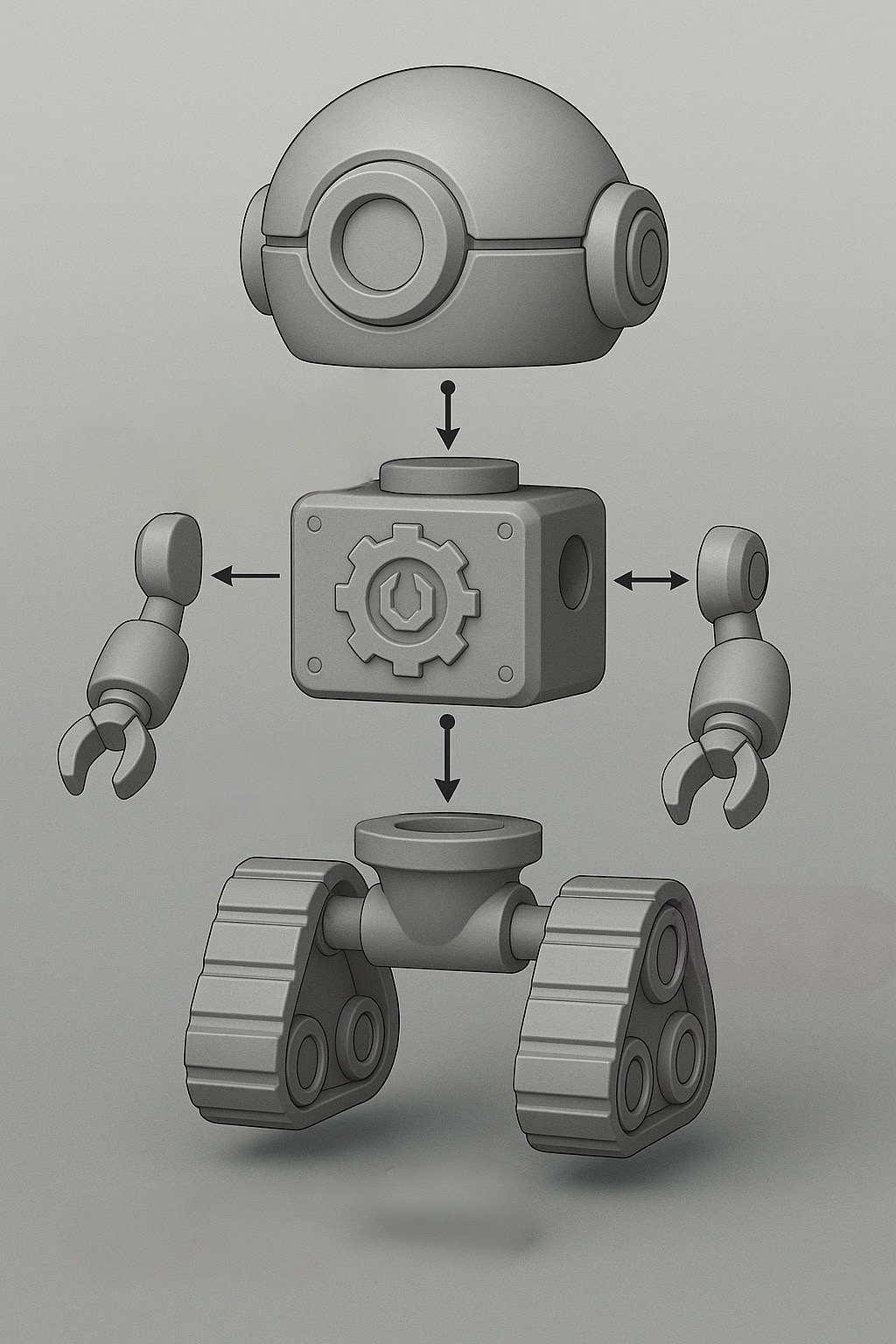 ModBot - BYTE (Free 3D Printable Model) STL Model — view 5