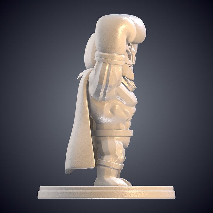 Stylized Chibi El Primo Statue PM-935 3D BLEND Model — view 4