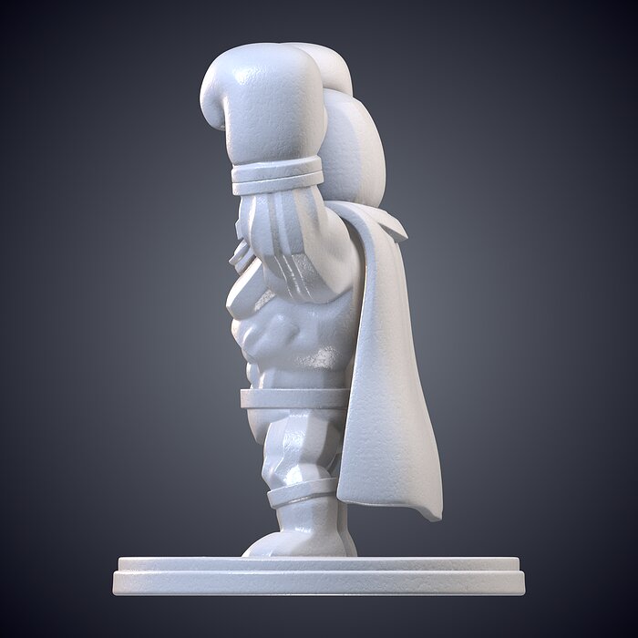 Stylized Chibi El Primo Statue PM-935 3D BLEND Model — view 5