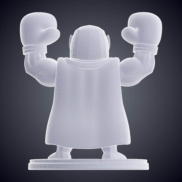 Stylized Chibi El Primo Statue PM-935 3D BLEND Model — view 8
