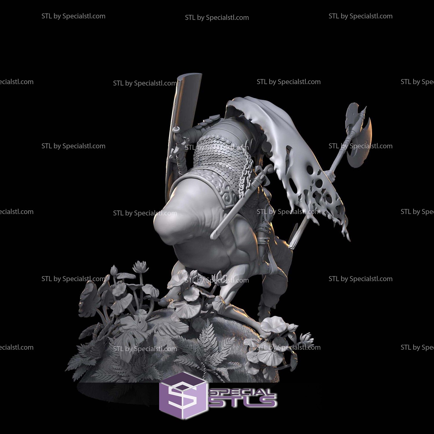 The Agawa Chieftain 1-10 STL Files 3D Model — view 3