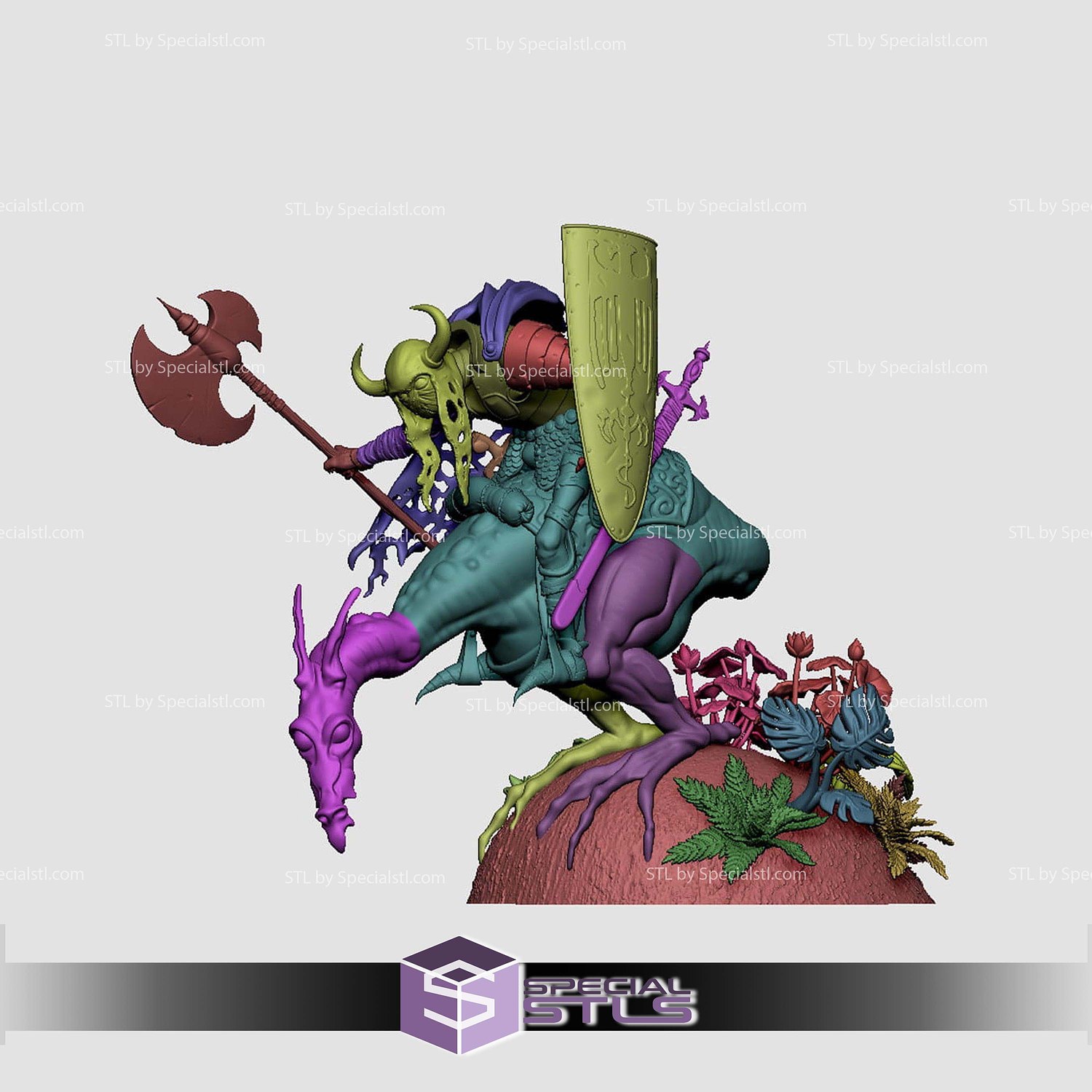 The Agawa Chieftain 1-10 STL Files 3D Model — view 6