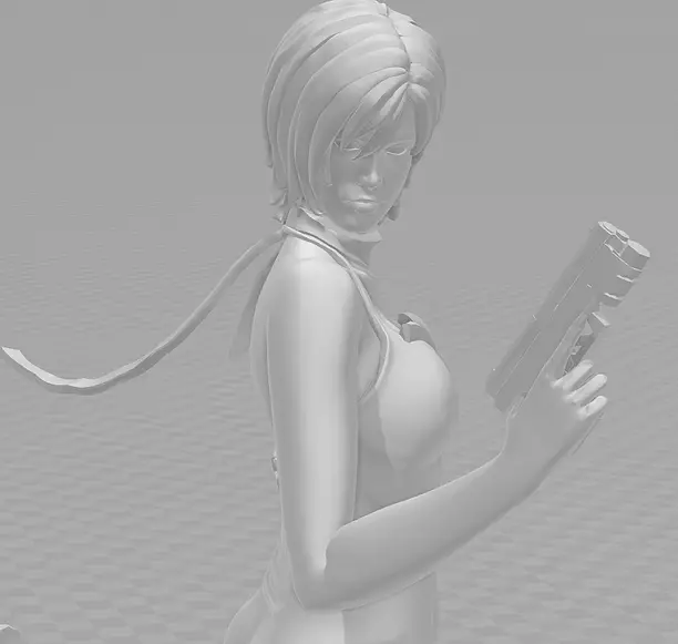 Resident Evil 4 ADA WONG 3D BLEND Model