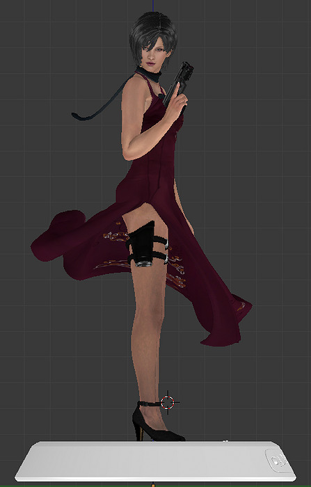 Resident Evil 4 ADA WONG 3D BLEND Model — view 7