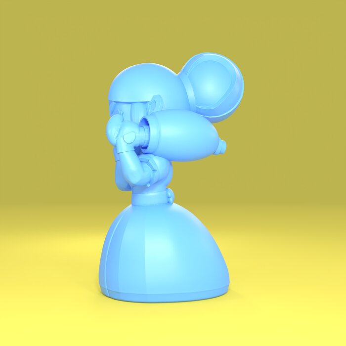 Piper Original - Brawl Stars 3D STL Model — view 2
